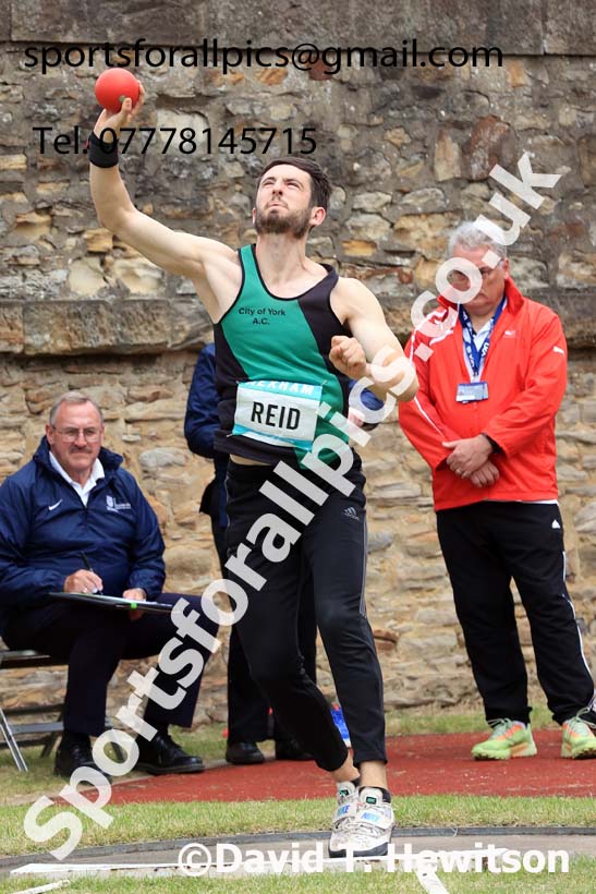 Decathlon Shot Putt, 2024 EAP International Combined events, Hewcham, Northumberland.  Photo: David T. Hewitson/Sports for All Pics